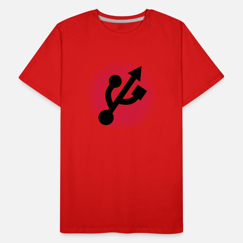 Nerd Superheld Männer Premium Bio T-Shirt
