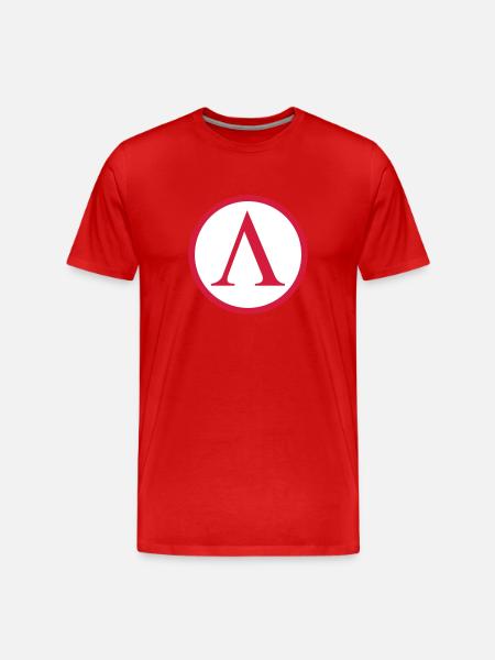 Spartan roundel - Men's Premium Organic T-Shirt - red