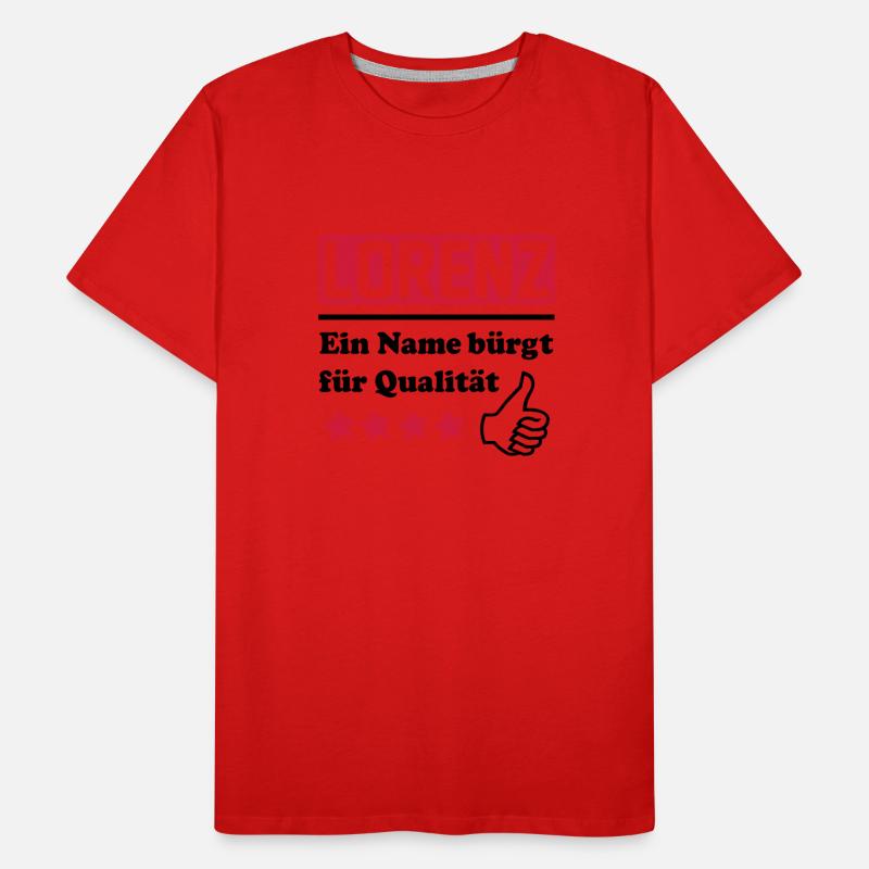 lorenz Männer Premium Bio T-Shirt