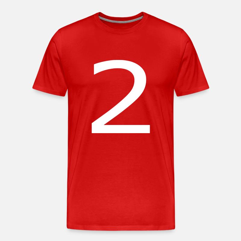 2 - Männer Premium Bio T-Shirt - Rot