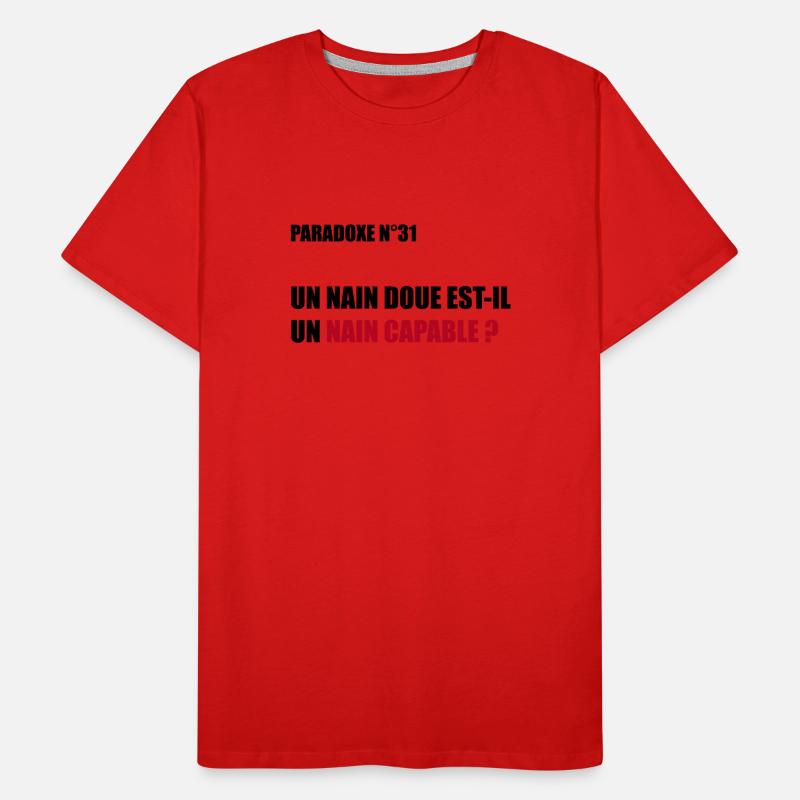 PARADOXE nain T-shirt bio Premium Homme