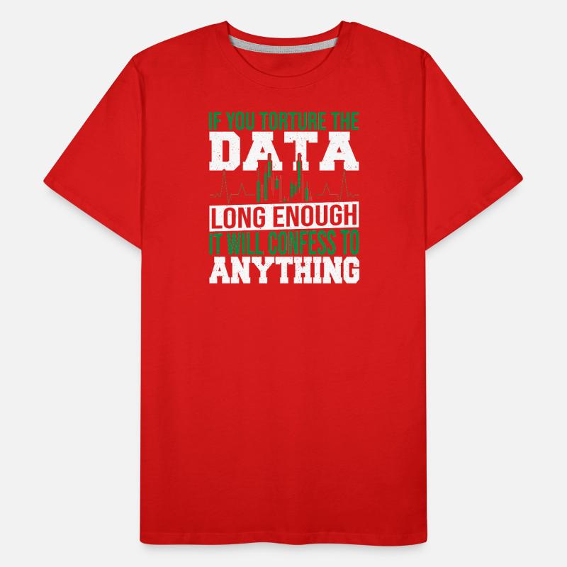 Data Analysis Data Integration Data Science Men's Premium Organic T-Shirt