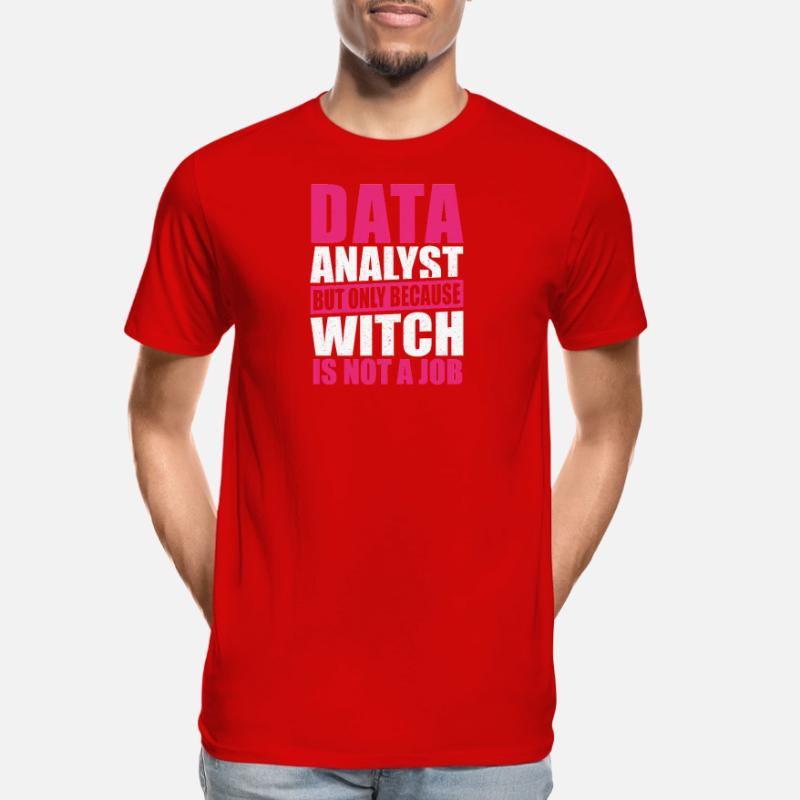 Geek Data Collector Data Analysis Data Science Men's Premium Organic T-Shirt