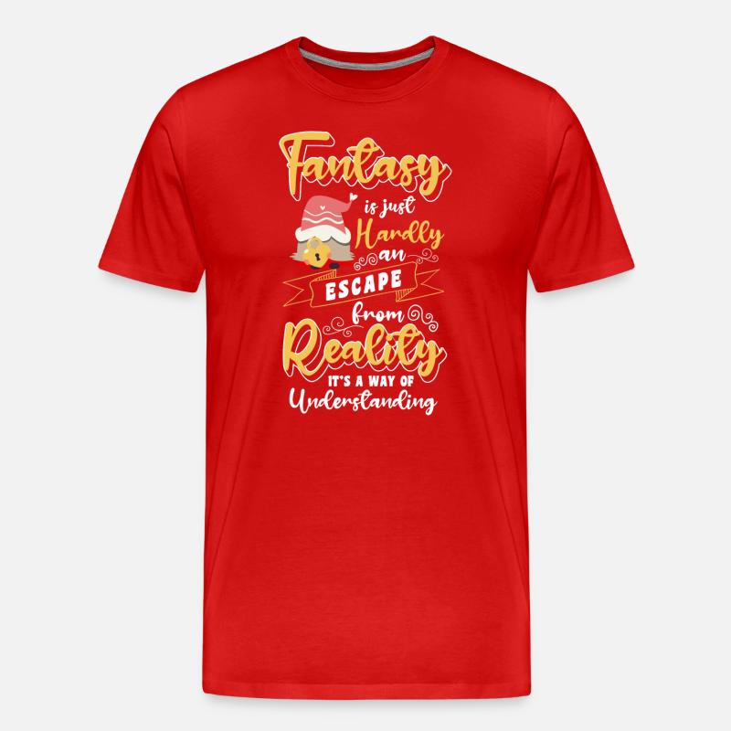 Zipfelmütze Gnom - Männer Premium Bio T-Shirt - Rot