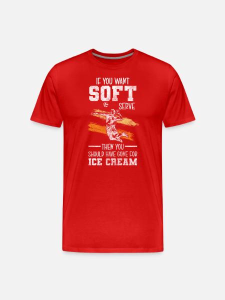 Volleyball Player Team Beach - Men's Premium Organic T-Shirt - red