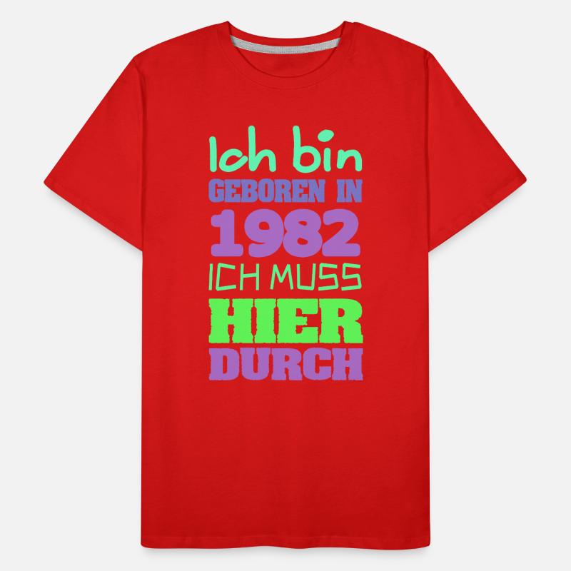 1982 Men's Premium Organic T-Shirt