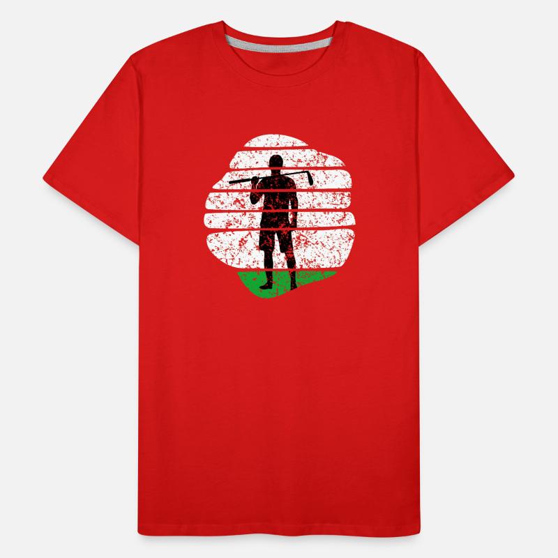 Golfeurs Golf Putts Golf Golf Course T-shirt bio Premium Homme