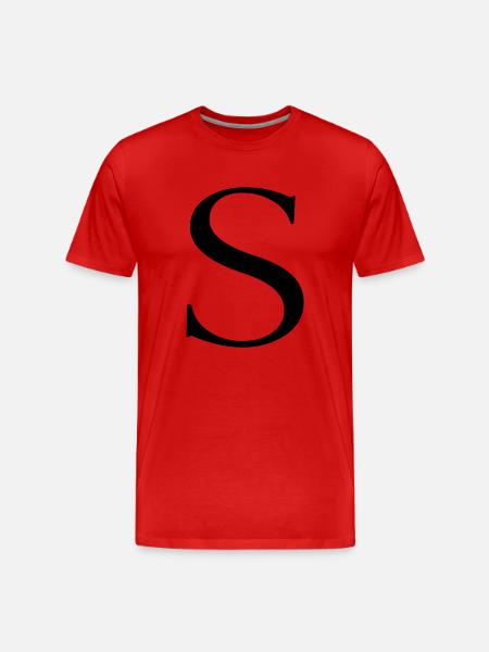 s - Männer Premium Bio T-Shirt - Rot