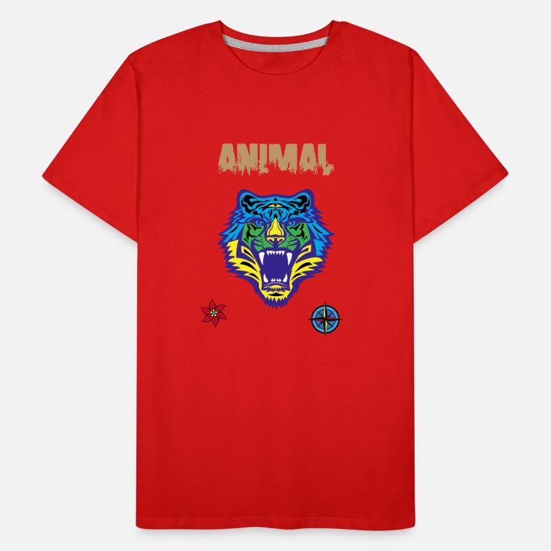 Bengal tiger scratch claw Men's Premium Organic T-Shirt