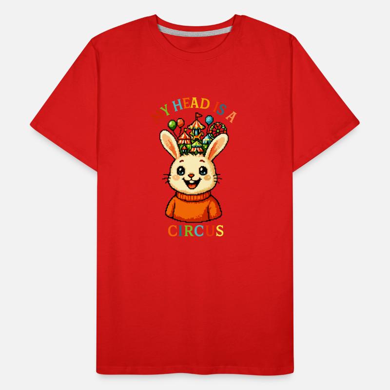My Head is a Circus Men's Premium Organic T-Shirt
