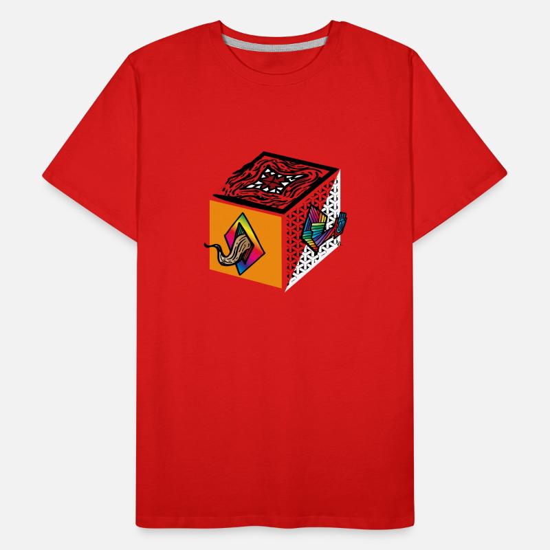 El CUBE Männer Premium Bio T-Shirt