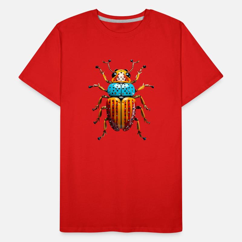 Abstraktes Käferlein Männer Premium Bio T-Shirt