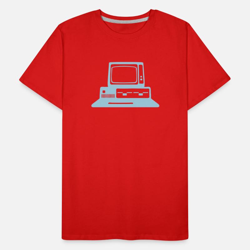 Computer alten Computer alten Schule 0 Männer Premium Bio T-Shirt