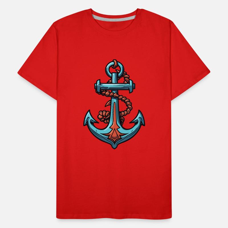 Conception d’ancrage T-shirt bio Premium Homme