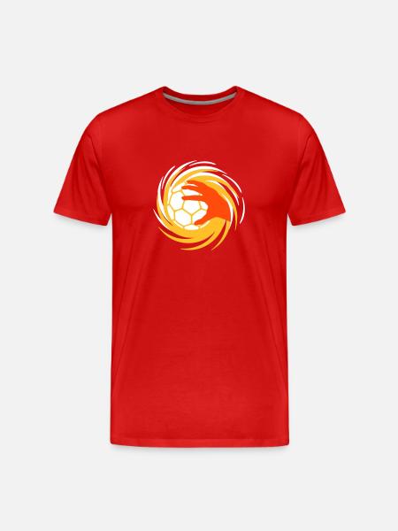 Handball Strudelhand - Men's Premium Organic T-Shirt - red