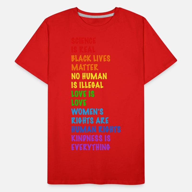 Human Rights! No one is illegal Men's Premium Organic T-Shirt