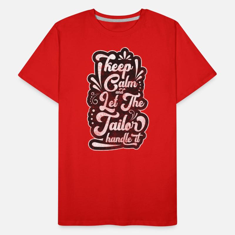 Ciseaux de tailleur Couturière tailleur T-shirt bio Premium Homme