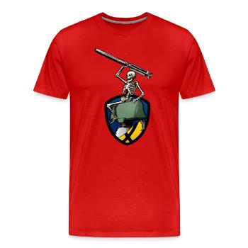 Irish Tea - Men's Premium Organic T-Shirt - red - Front - Damien (186cm)