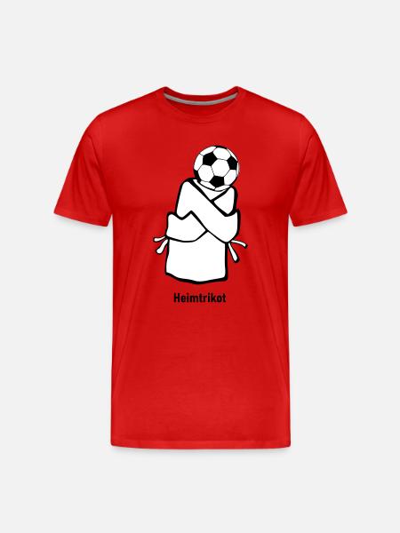 Heimtrikot - Männer Premium Bio T-Shirt - Rot
