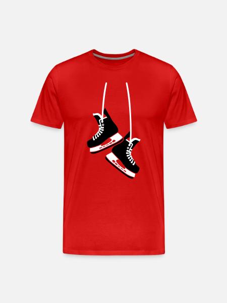 Skates - Men's Premium Organic T-Shirt - red