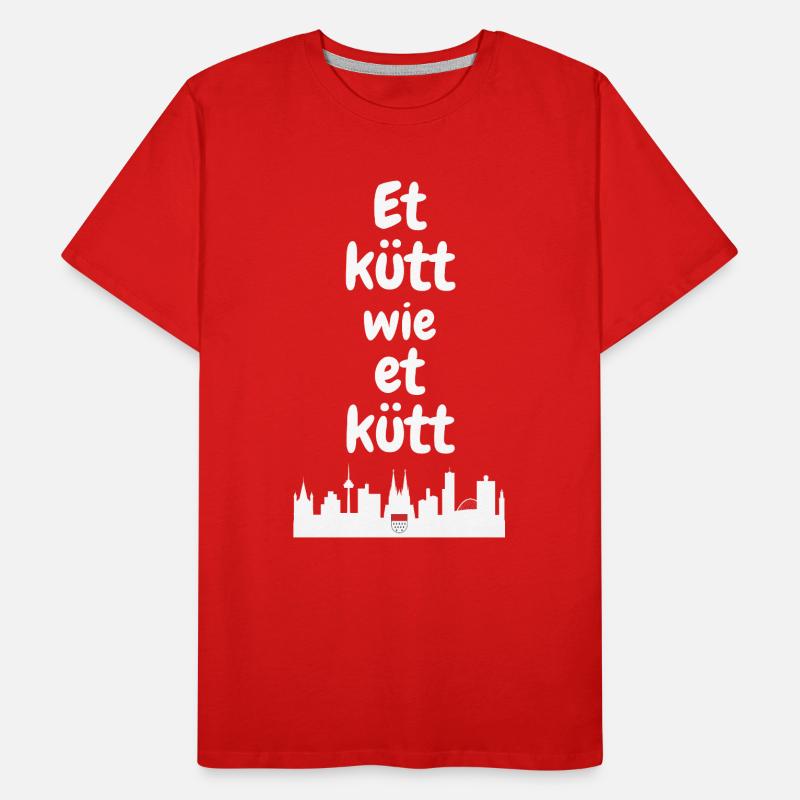 Carnival Cologne Cologne Basic Law Lustig Alaaf Men's Premium Organic T-Shirt