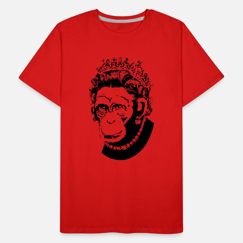 Monkey Queen Männer Premium Bio T-Shirt