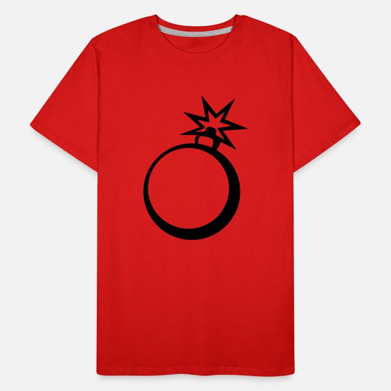 clipart bombe en marche T-shirt bio Premium Homme