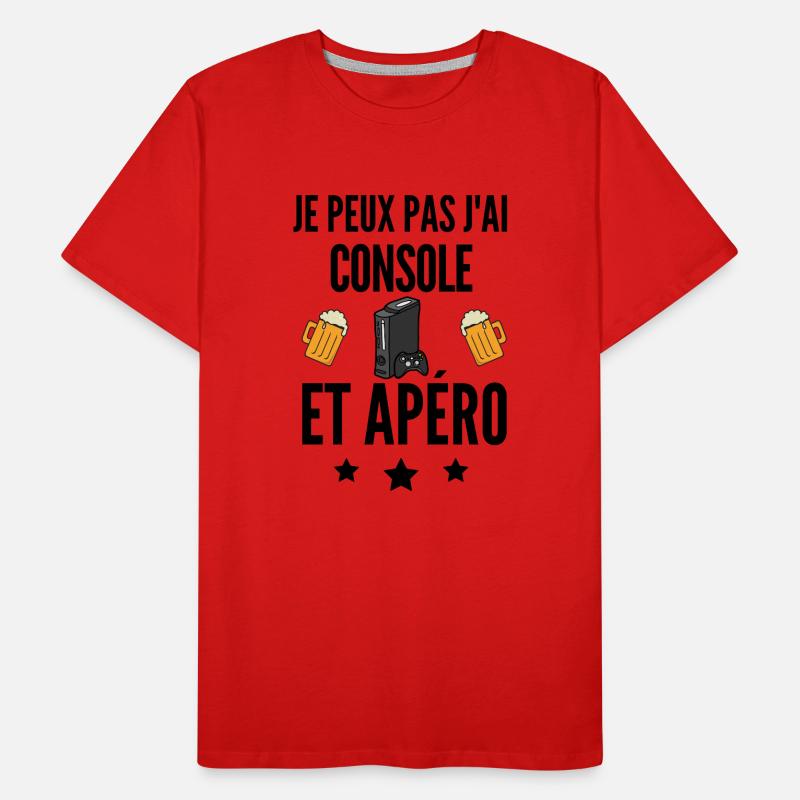Console & Apéro : Mon Programme T-shirt bio Premium Homme