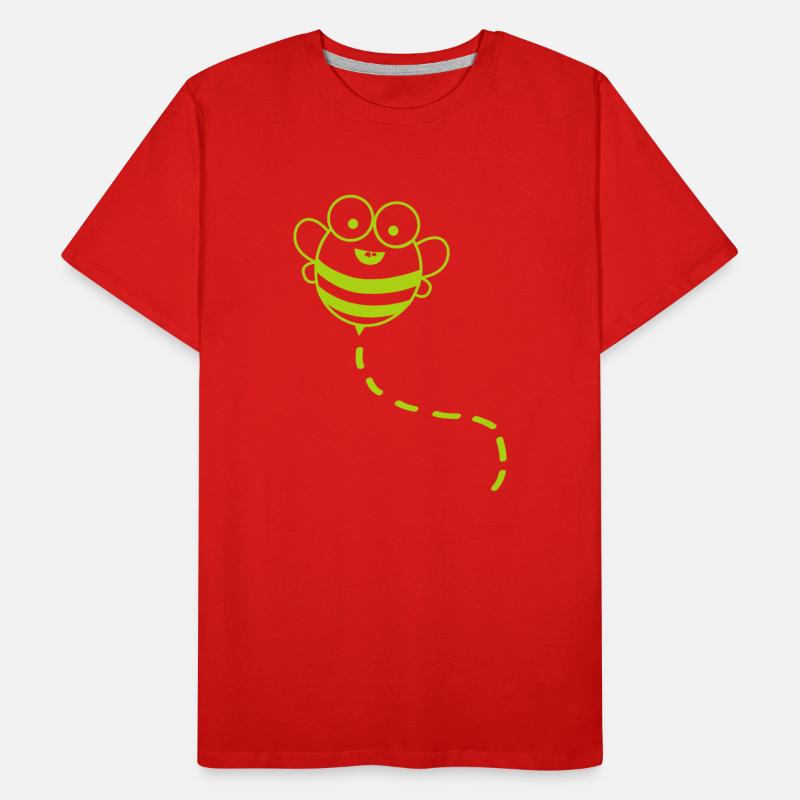 Funny Bee Men's Premium Organic T-Shirt