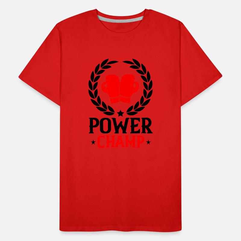 Champion de boxe T-shirt bio Premium Homme