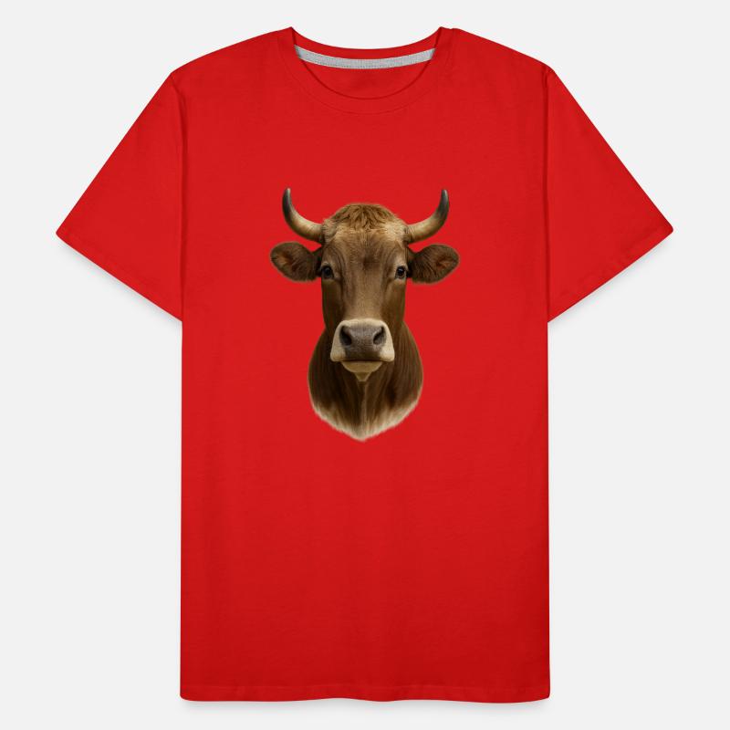 The most beautiful cow Men's Premium Organic T-Shirt