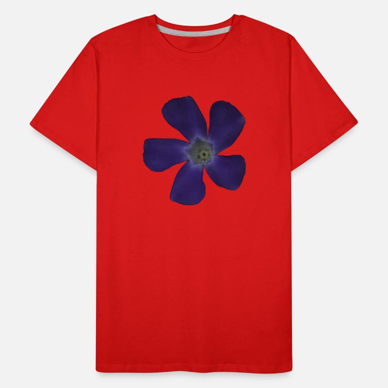 Fleur pourpre pervenche T-shirt bio Premium Homme