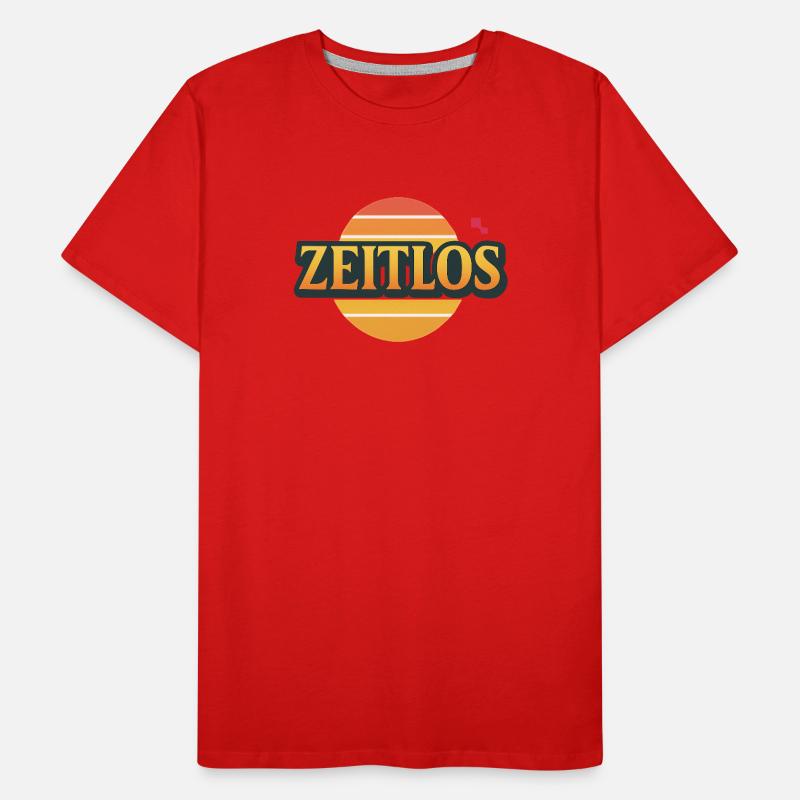 Zeitlos Logo Männer Premium Bio T-Shirt