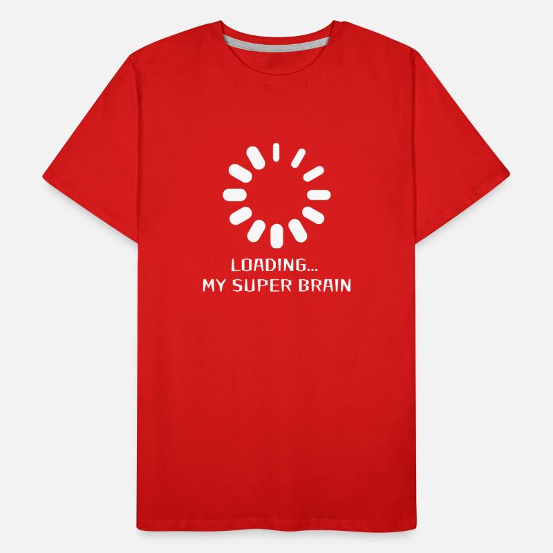 Loading my super brain Men's Premium Organic T-Shirt