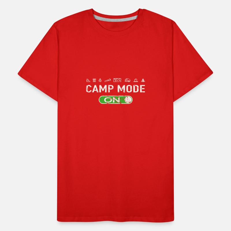 Camp Mode ON Männer Premium Bio T-Shirt