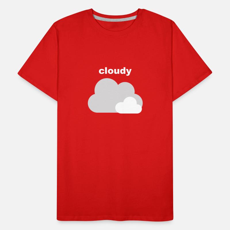 Cloudy - Cloudy Men's Premium Organic T-Shirt