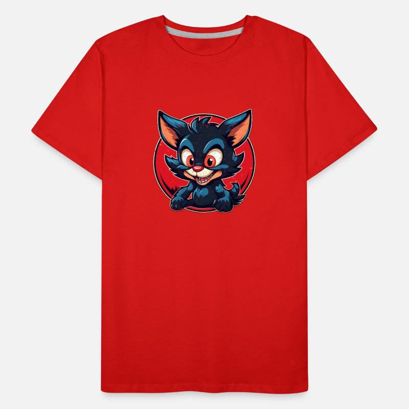 Super cute tasmanian Devil retro style Men's Premium Organic T-Shirt