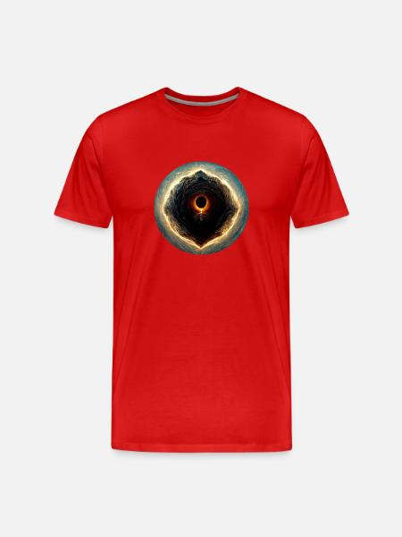 God's Eye - Men's Premium Organic T-Shirt - red