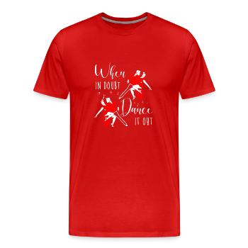Salsa Dancer Dancer - Men's Premium Organic T-Shirt - red - Front - Damien (186cm)