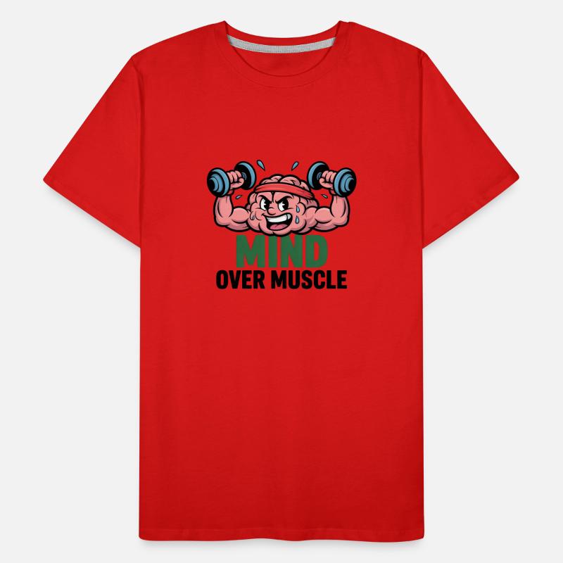 Mind Over Muscles Männer Premium Bio T-Shirt