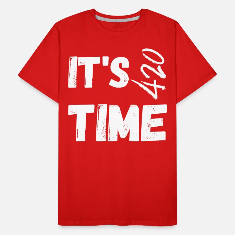 Il est temps de fumer T-shirt bio Premium Homme