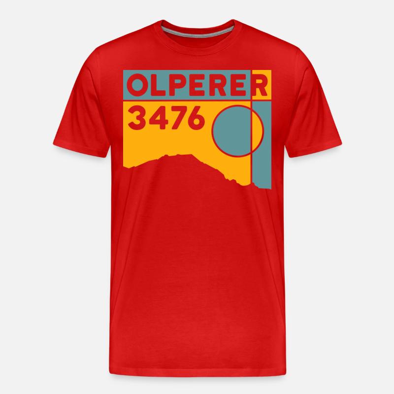 Olperer - Männer Premium Bio T-Shirt - undefined