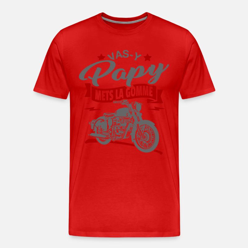 geh da Papy den Radiergummi - Männer Premium Bio T-Shirt - undefined