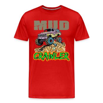 Offroad Racing für Offroad Fans - Männer Premium Bio T-Shirt - Rot - Vorne - Damien (186cm)