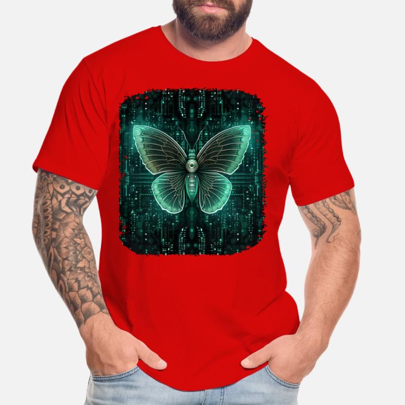 Programmierung PC Programm Code Schmetterling Männer Premium Bio T-Shirt
