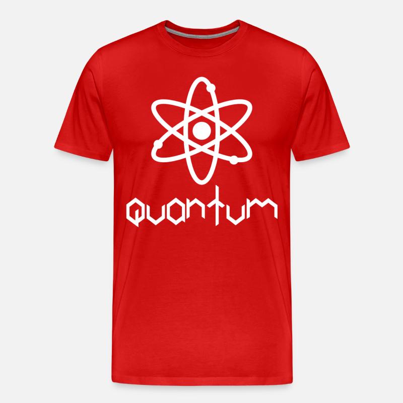 Quantum - Männer Premium Bio T-Shirt - Rot