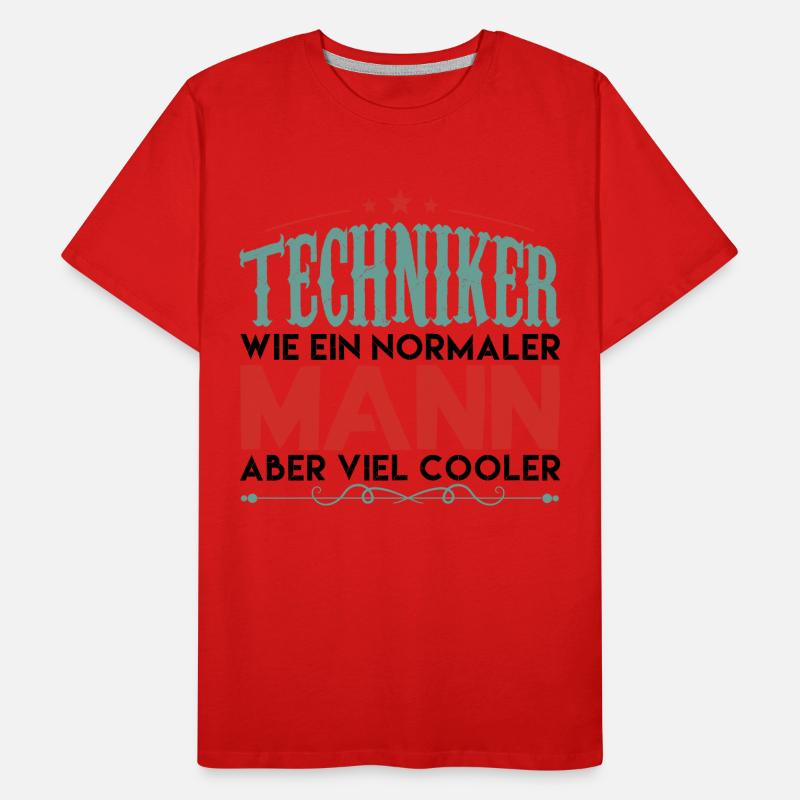 techniker | techniker aber viel cooler! Männer Premium Bio T-Shirt