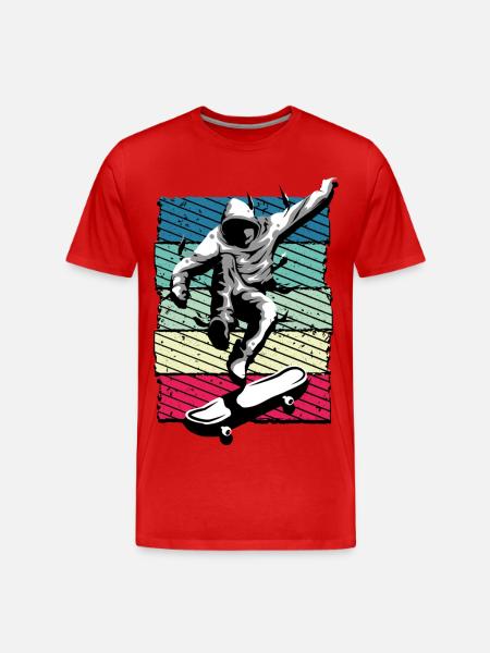 Skate | Skateboarding | Skater - Men's Premium Organic T-Shirt - red