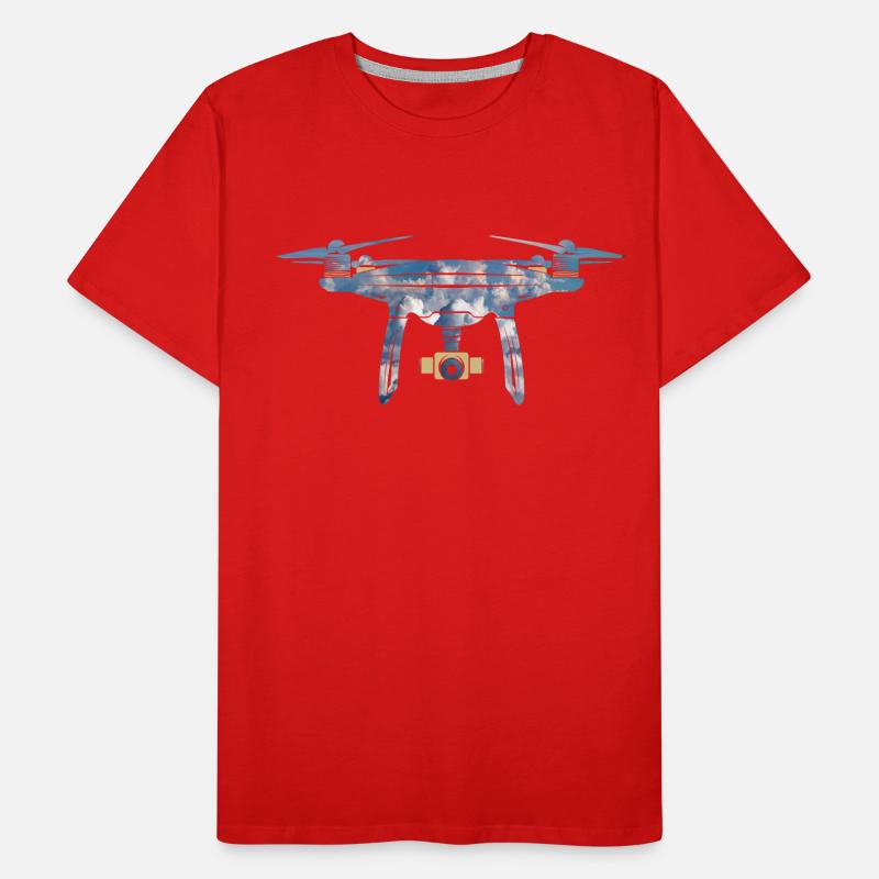 drone drone T-shirt bio Premium Homme