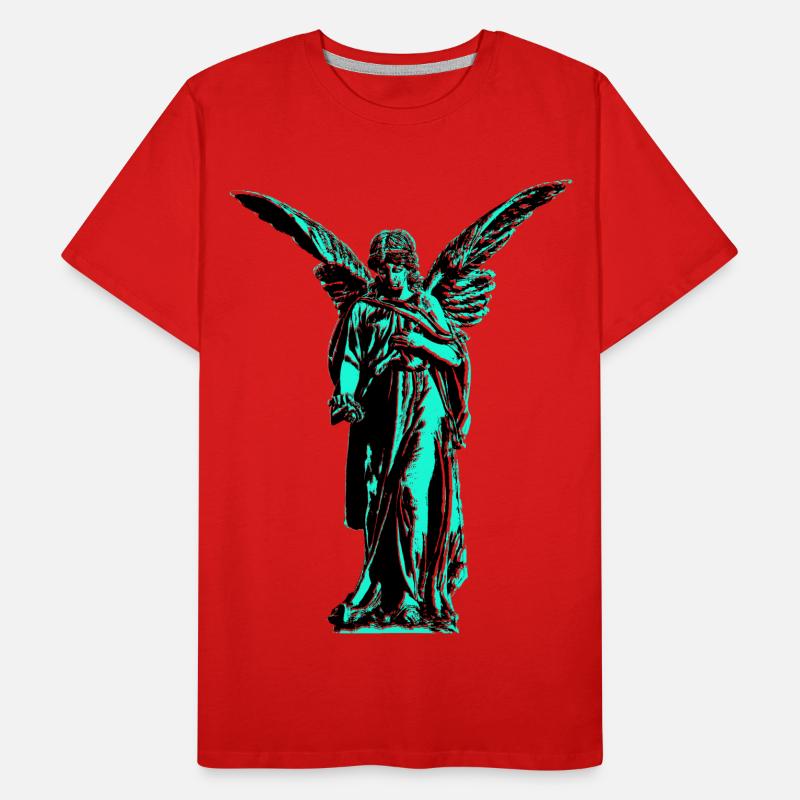 Ange gardien / graphisme / impression offset T-shirt bio Premium Homme